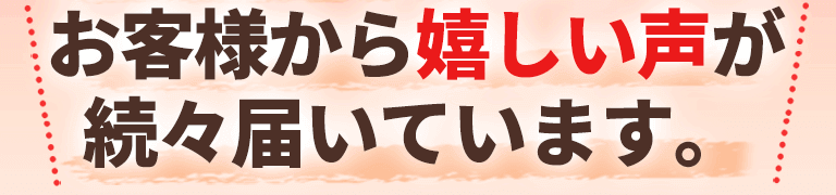 お客様の声タイトル2